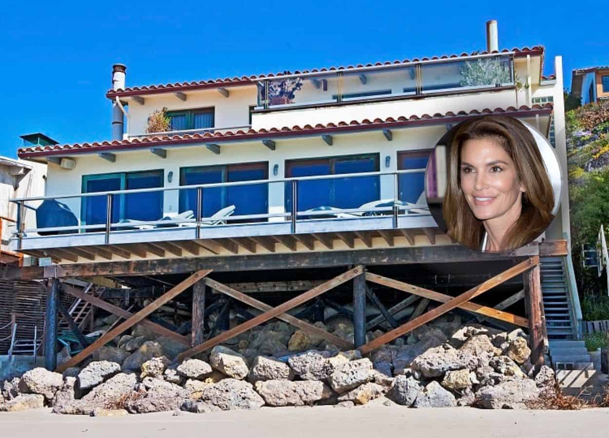 Cindy Crawford and her Malibu home. 