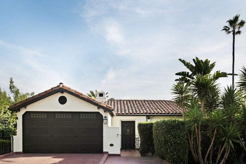 exterior of Laura Harrier's house in the Whitley Heights Historic District in Los Angeles. 