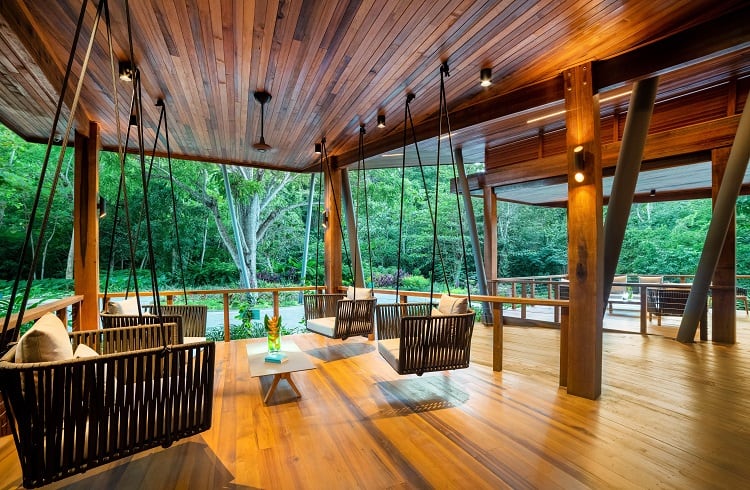 The Mouben Welcome House at the Secret Bay Resort, Dominica.