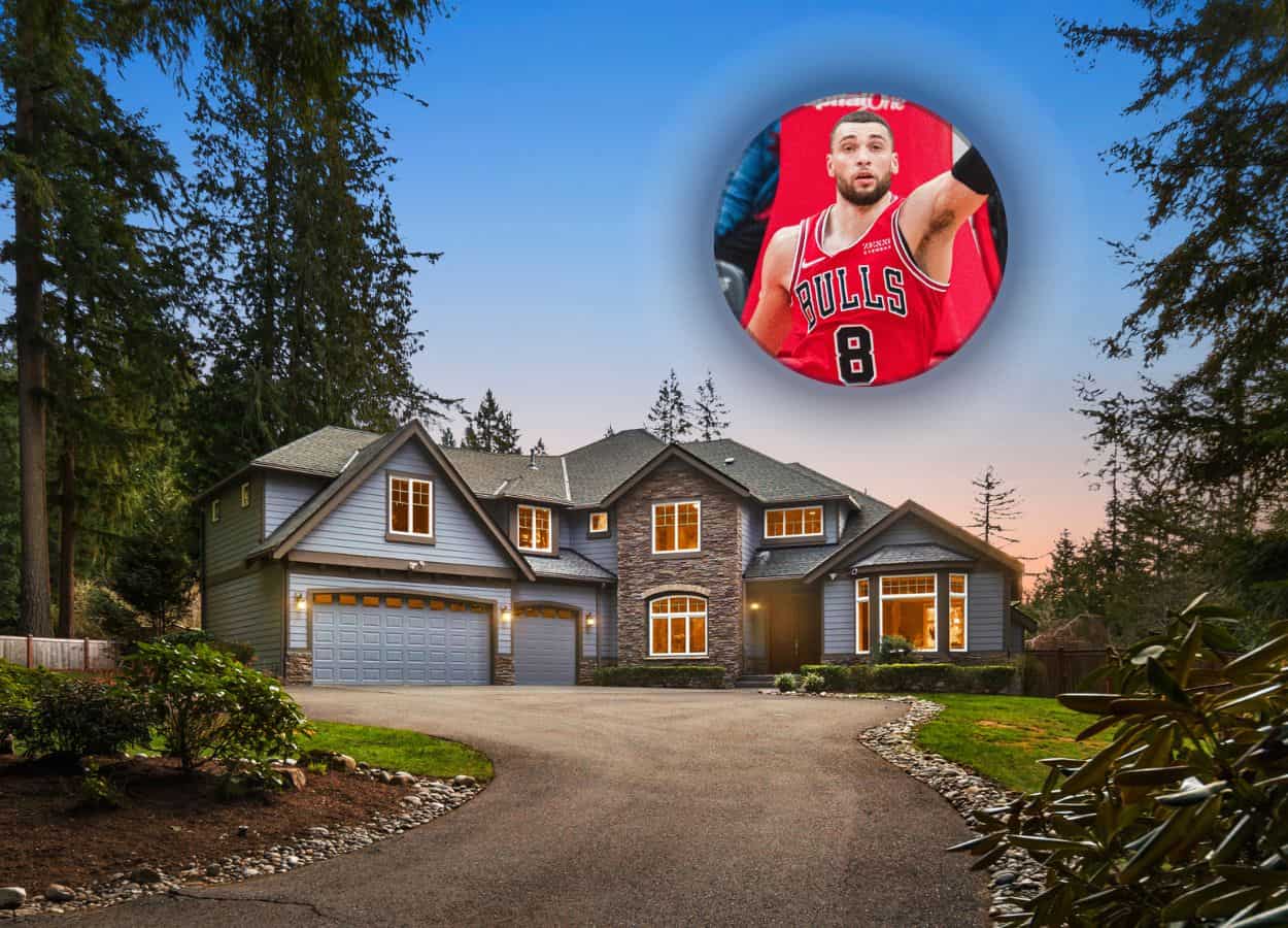 Chicago Bulls shooting guard Zach LaVine's house