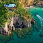 clifftop residence overlooking the Carribean at Dominica's Secret Bay resort