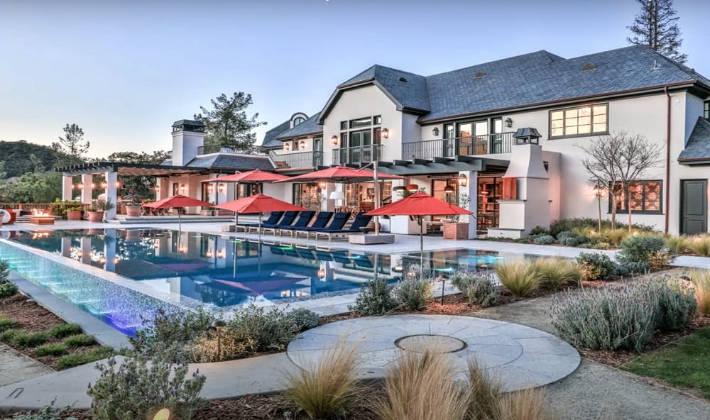 Exterior of Hailey and Justin Bieber's house, a $26 million mansion in Beverly Park.