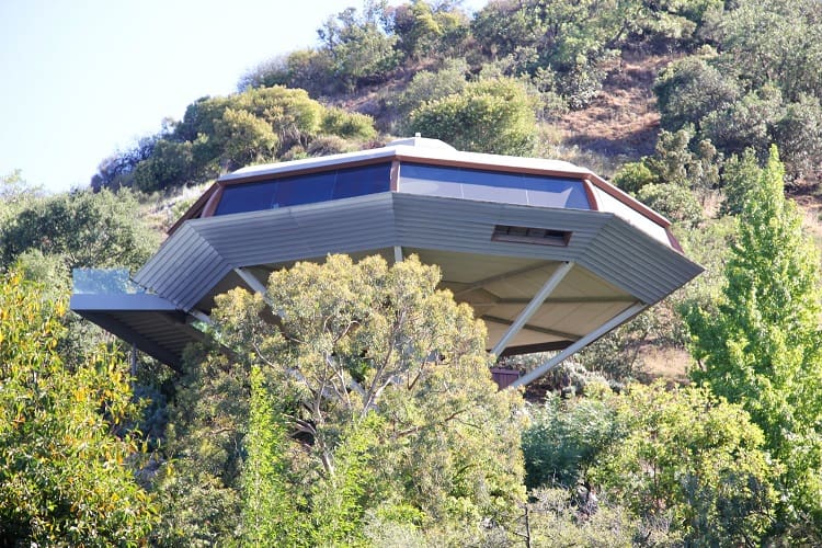 The Chemosphere house seen up close