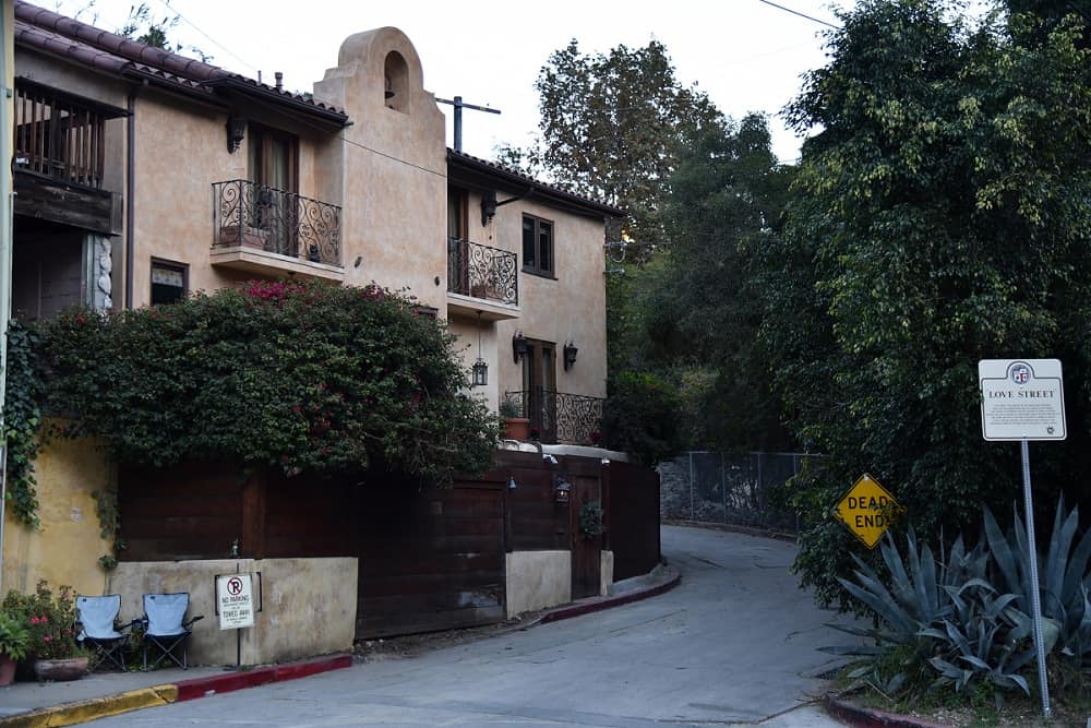 Jim Morrison's house in Laurel Canyon, Los Angeles. 