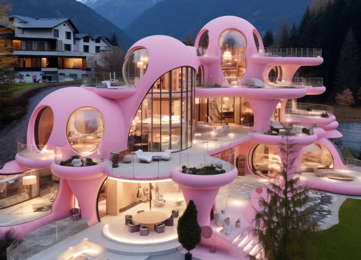 Barbie's Dream House reimagined by AI