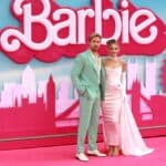 Margot Robbie and Ryan Gosling at the Barbie movie premiere in London