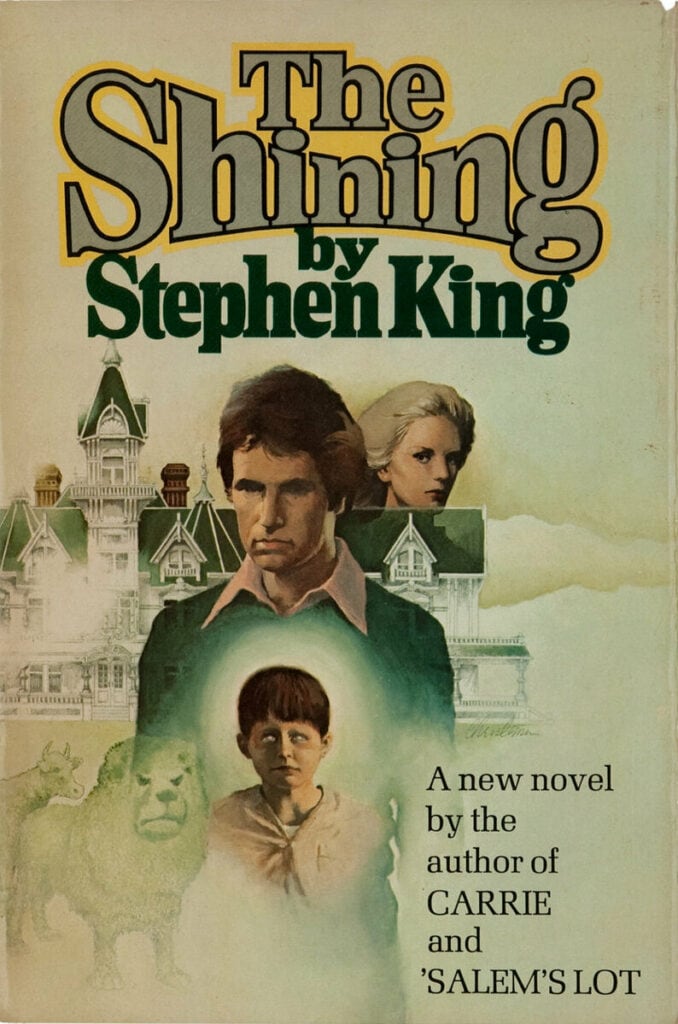 The Shining by Stephen King (1977) dust jacket, first edition