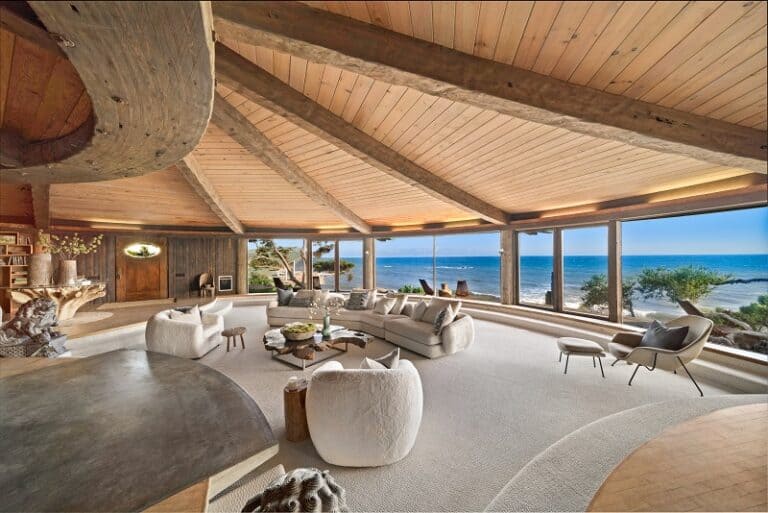 Architect Harry Gesner's own home, the Sandcastle House in Malibu