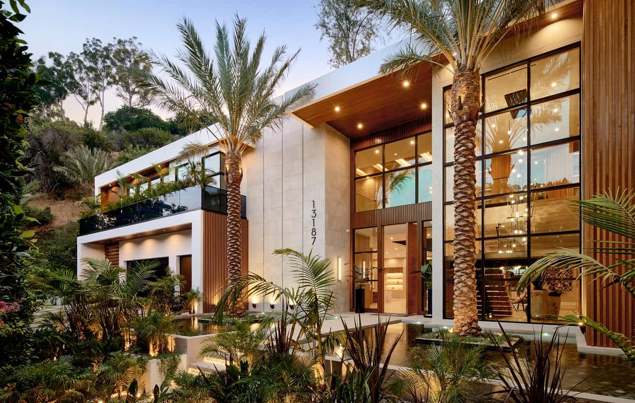 Allure, a striking $29.888 million mansion in Brentwood, Los Angeles. Photo credit: Nils Timm / Nils Timm Visuals