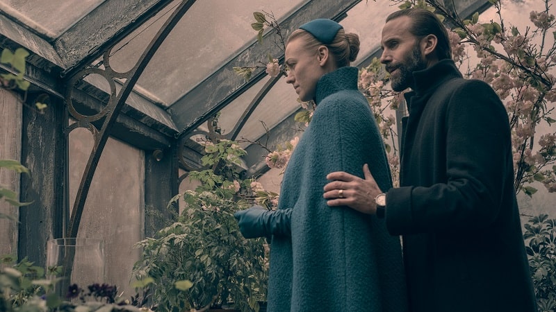 The greenhouse inside the Waterford house, The Handmaid's Tale.