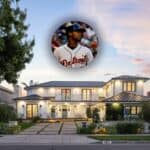 Former MLB Player Justin Upton's house in Newport Beach, California. Photo credit: Alejandro España, insert Keeton Gale / Shutterstock