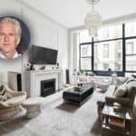 Stranger Things actor Matthew Modine's former apartment in New York City. Photo credit: Bernadett Pava / The Agency, insert DFree / Shutterstock