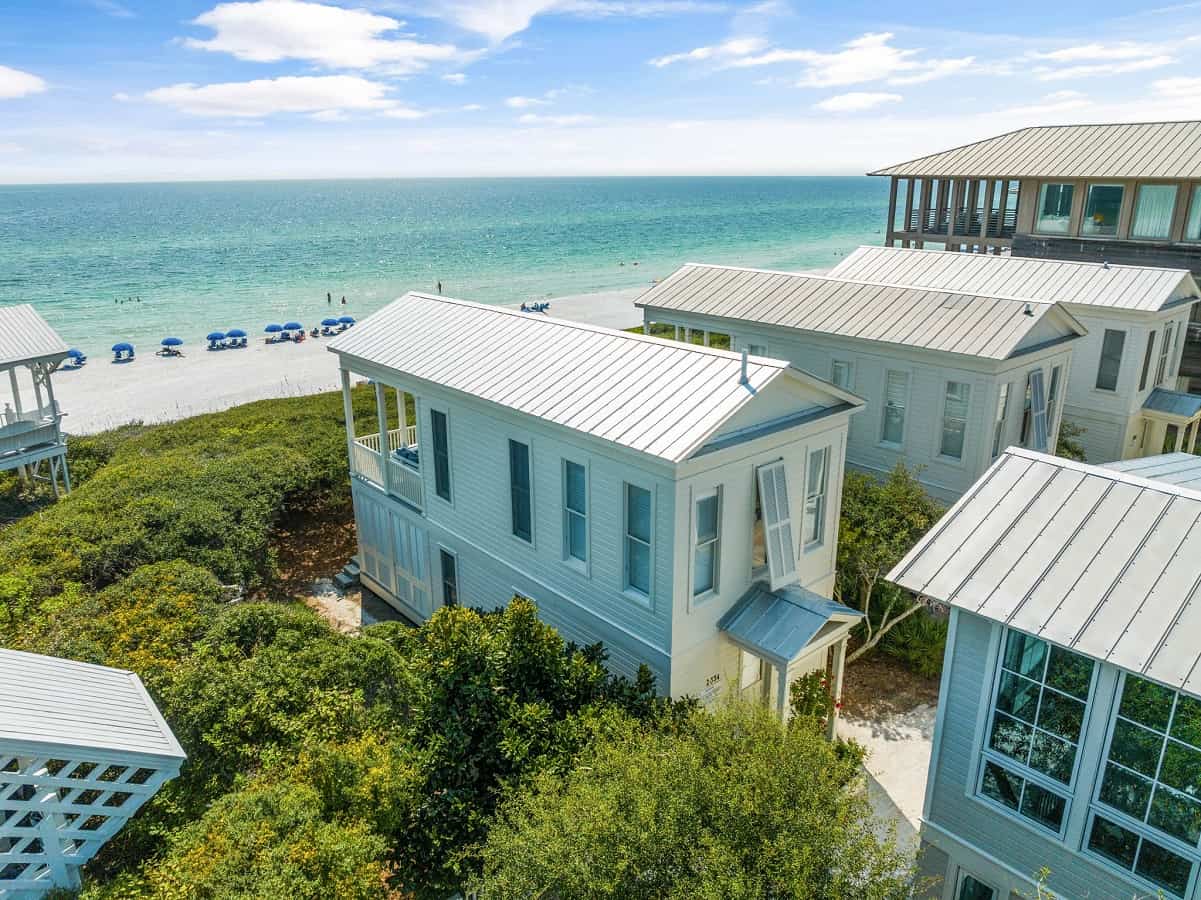 A 672-square-foot cottage in Seaside, Florida that sold for a record $4,315/sq. ft. Photo credit: Array Photography courtesy of the Spears Group