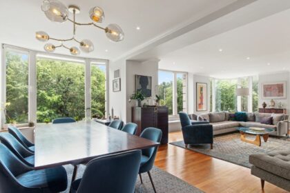 Inside a Central Park West condo with park views from nearly every window. Photo Credit: Coldwell Banker Warburg