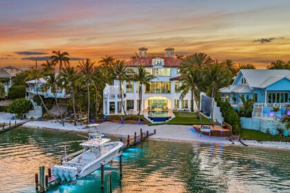 A Jupiter, Florida house that just sold for $15.4 million. Photo courtesy of Waterfront Properties