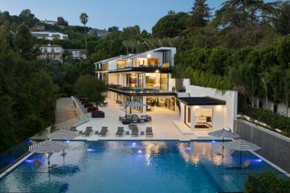 A $49,950,000 newly built mansion is up for grabs in Bel Air. Photo credit: Ryan Lahiff courtesy of Revel Real Estate