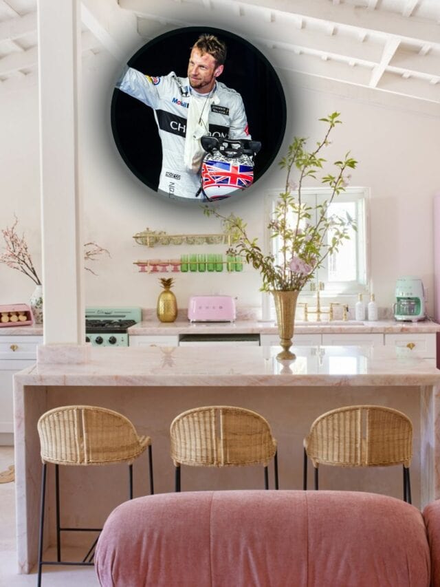 Inside F1 Champion Jenson Button’s pink Palm Springs home