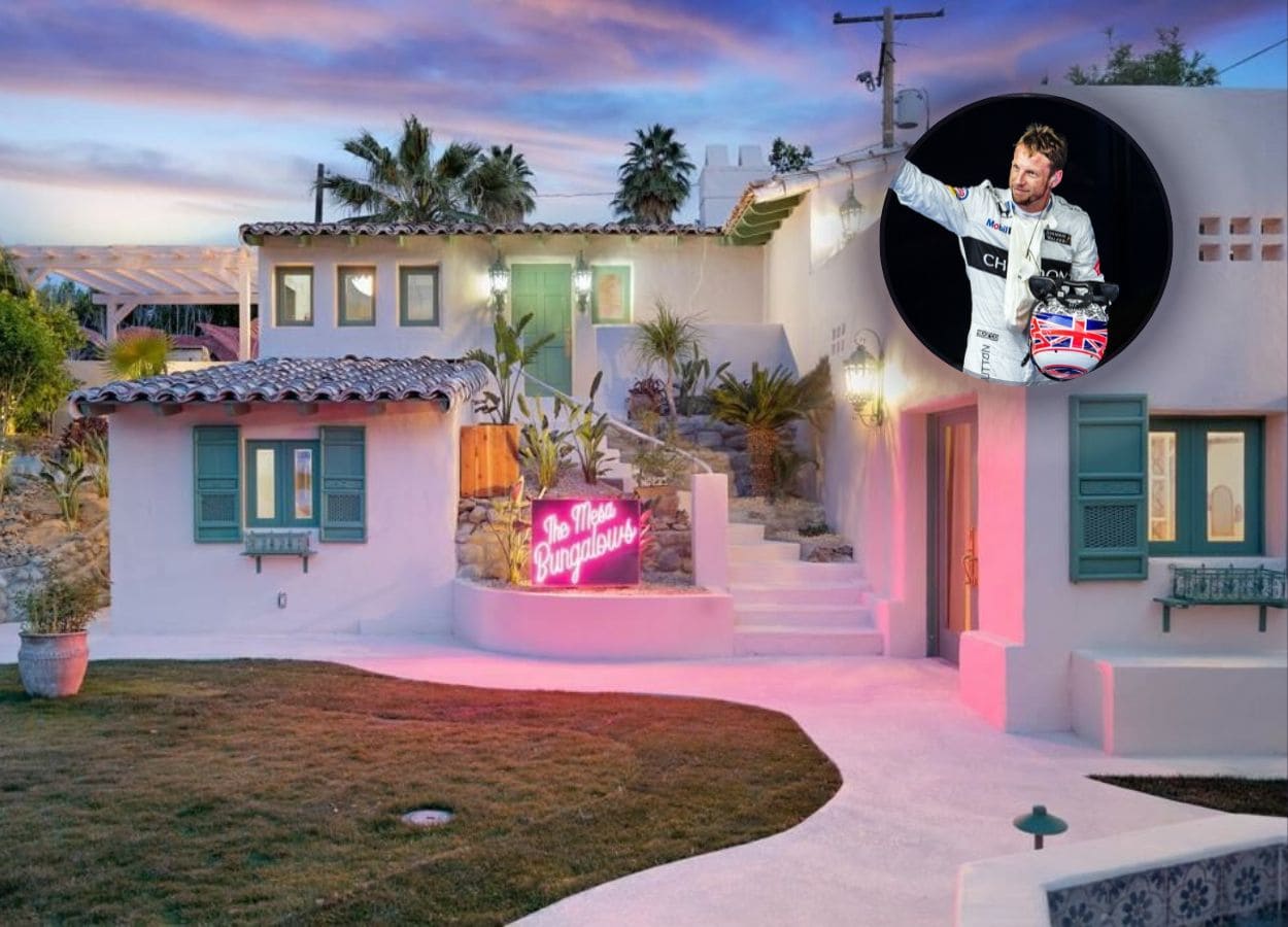 Formula One champion Jenson Button's house in Palm Springs, Calif. Photo credit: Natural Retreats courtesy of Windermere Desert Properties