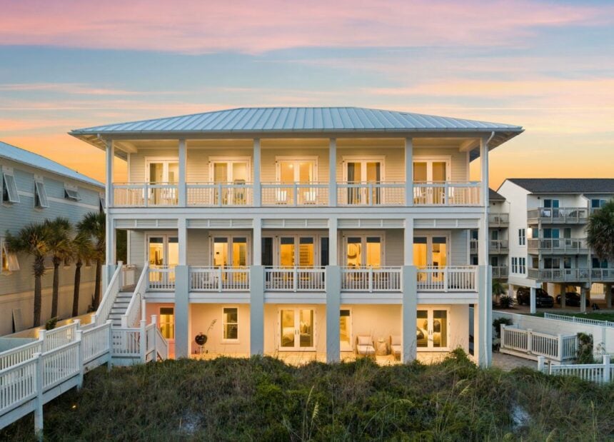 A Panama City Beach house that doubled in price since 2019. Photo credit: Array 30A Photography courtesy of Corcoran Reverie