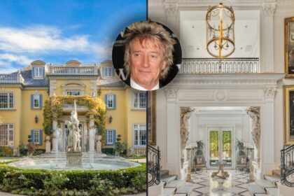 Rod Stewart;s $80 million house in the ultra-exclusive North Beverly Park enclave in Beverly Hills. Photo credit: Anthony Barcelo courtesy of The Fridman Group