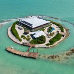 East Sister Rock Island, a miniature private island in the heart of the Florida Keys, listed for $16.5 million. Photo credit: Maximilian Martins of VIDEOMAXMIAMI