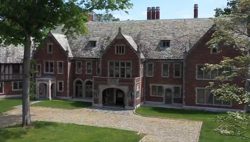 Jensen Ackles' house in Connecticut, a 19,000-square-foot castle built in 1923. 