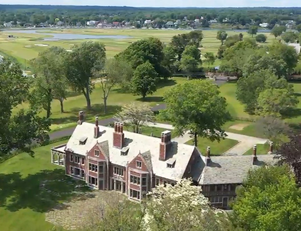 The Connecticut castle and three-acre property that surrounds it