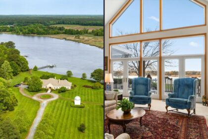 Eden, MD house on the Wicomico River is Wicomico County's most expensive home for sale. Photo credit: Svetlana Leahy / Coldwell Banker