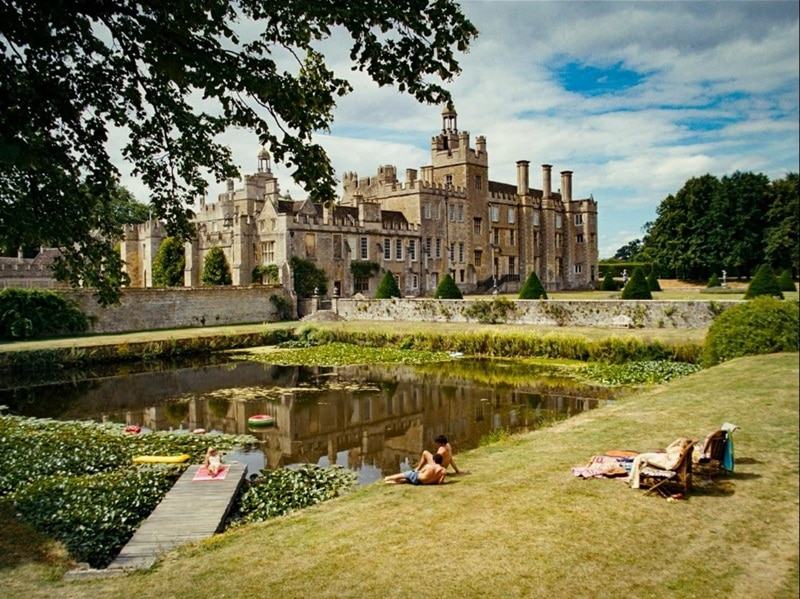The Saltburn house, played by Northamptonshire's historic Drayton House.
