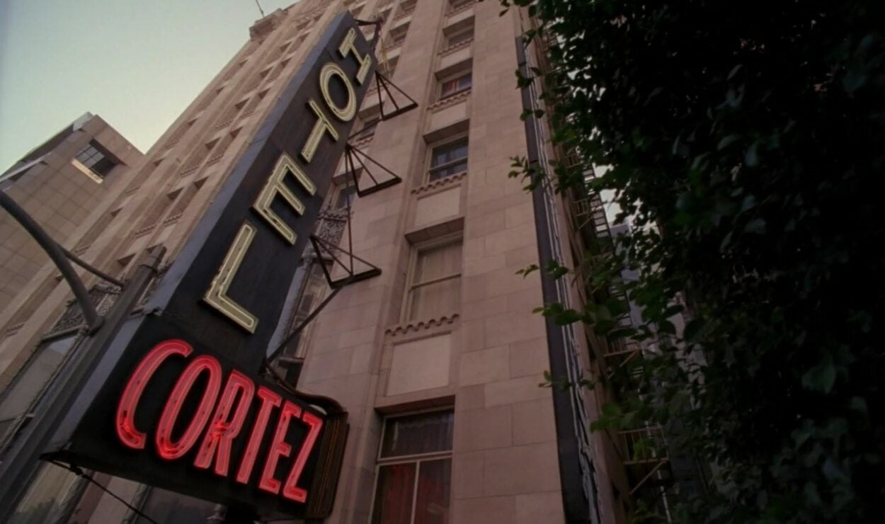 The facade of the fictional Hotel Cortez in American Horror Story, S05. Photo credit: IMDB