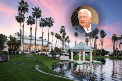 Legendary TV host Merv Griffin's longtime home in La Quinta, California.