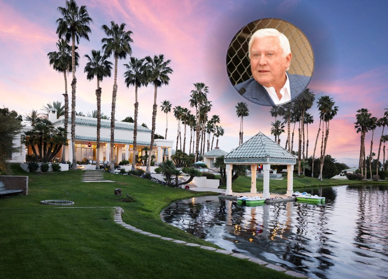 Legendary TV host Merv Griffin's longtime home in La Quinta, California.