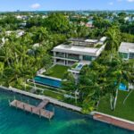 Waterfront mansion with boat dock that sold for $40 million, becoming the most expensive house in Palm Island, Miami Beach