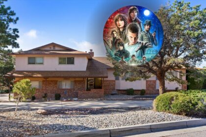 Exterior of the Byers house from Season 4 of Stranger Things.