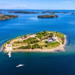 The Lodge at Strum Island, a private island in the Atlantic Ocean