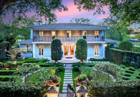 Vizcaya-inspired gardens elevate this luxe $8.6M Miami estate