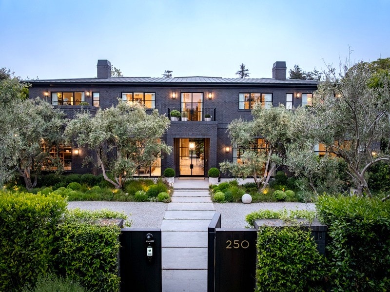 Formula 1 heiress wants $41.95M for beautifully revamped black house in Brentwood, Los Angeles