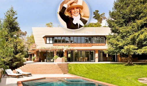 Diane Keaton’s charming Lloyd Wright-designed midcentury home in Pacific Palisades asks $12.8M