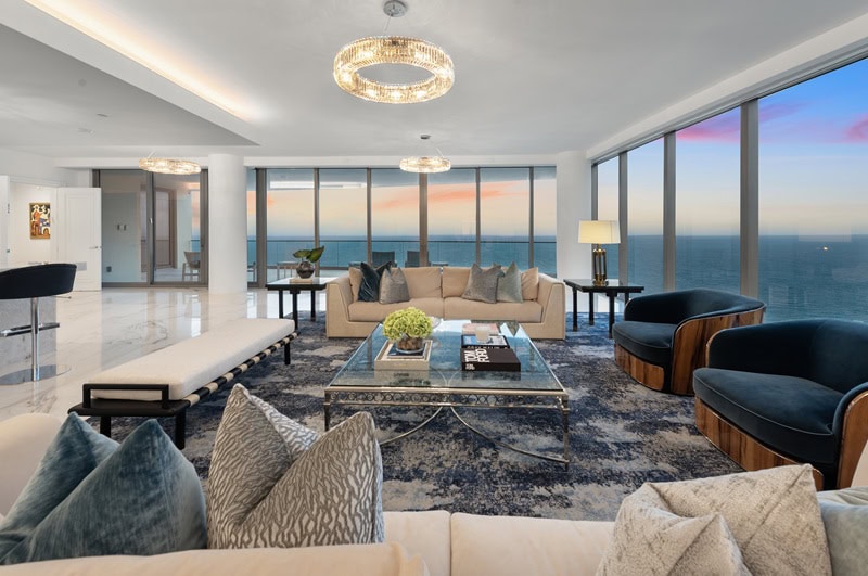 Sky-high luxury: Full-floor home-in-the-sky lists for $29M in Sunny Isles Beach