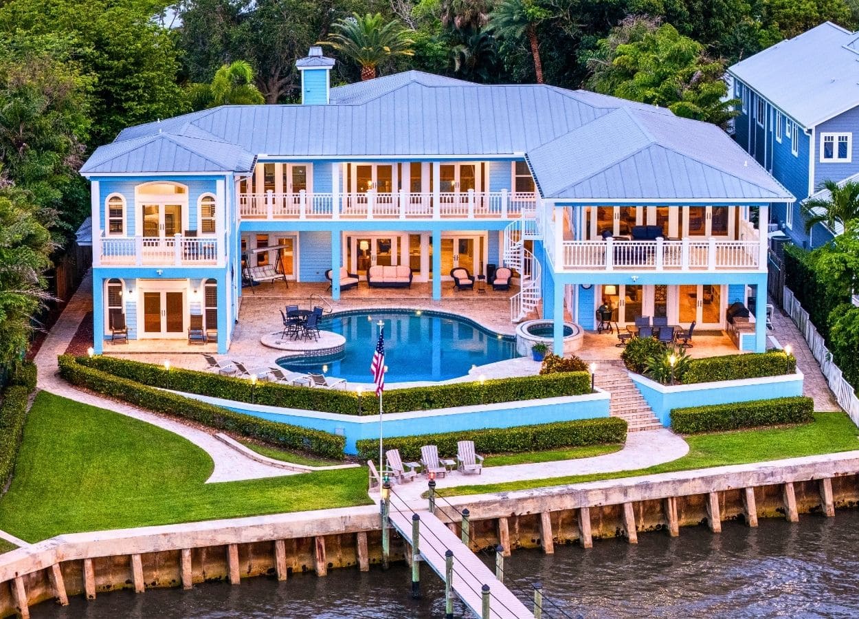 Waterfront home with 100 feet on the St. Lucie river asks $6.125M in Stuart, FL