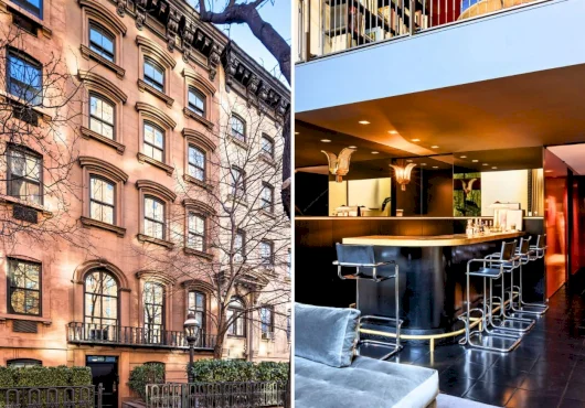Moody, maximalist Chelsea townhouse — recently featured in Architectural Digest — wants $19.95M
