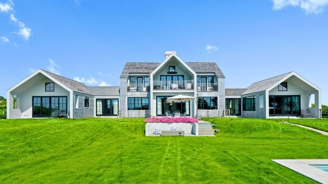 Inside a $15M eco-conscious Nantucket home with a saltwater pool and sunset dining barn