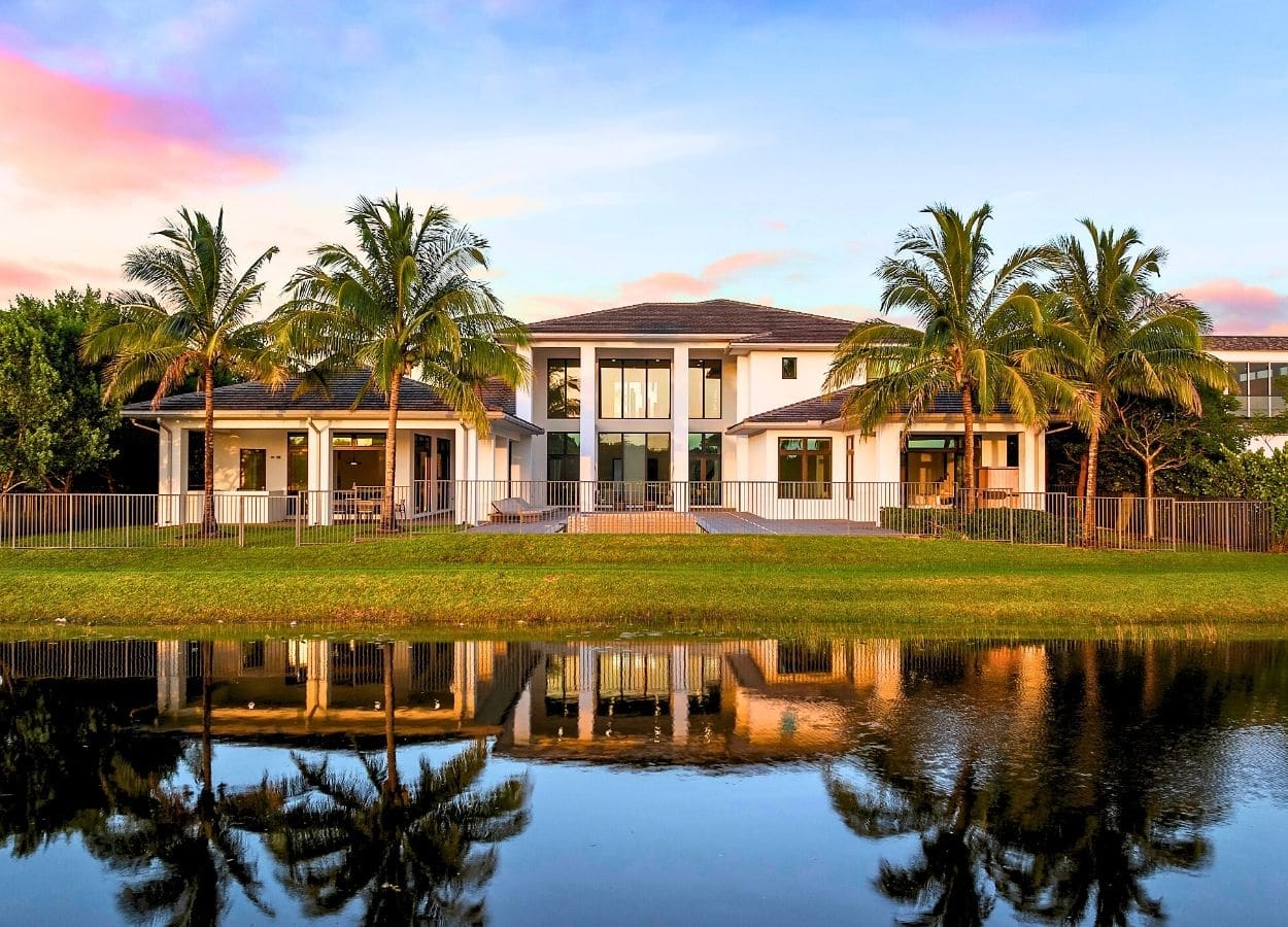 Modern $6M Weston home has moss chandelier, infinity pool