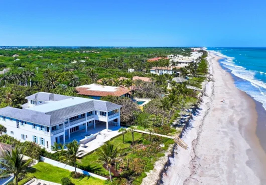 Storm-ready oceanfront fortress lists for $25M in Vero Beach, FL