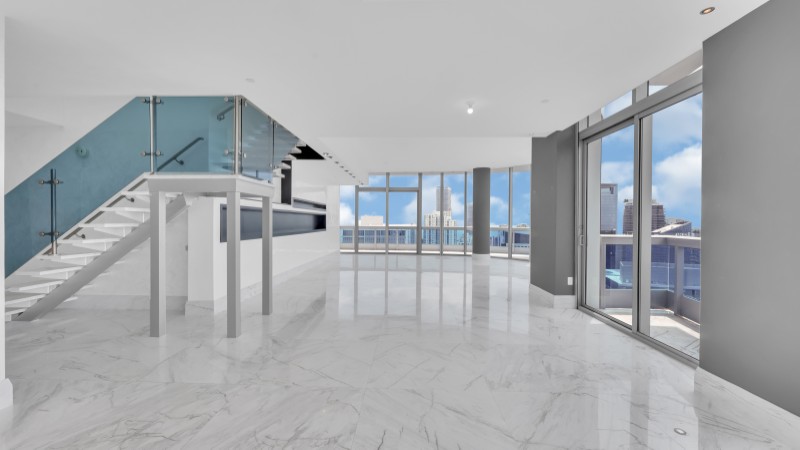 Rare two-story penthouse in Downtown Miami has Jacuzzi rooftop terrace