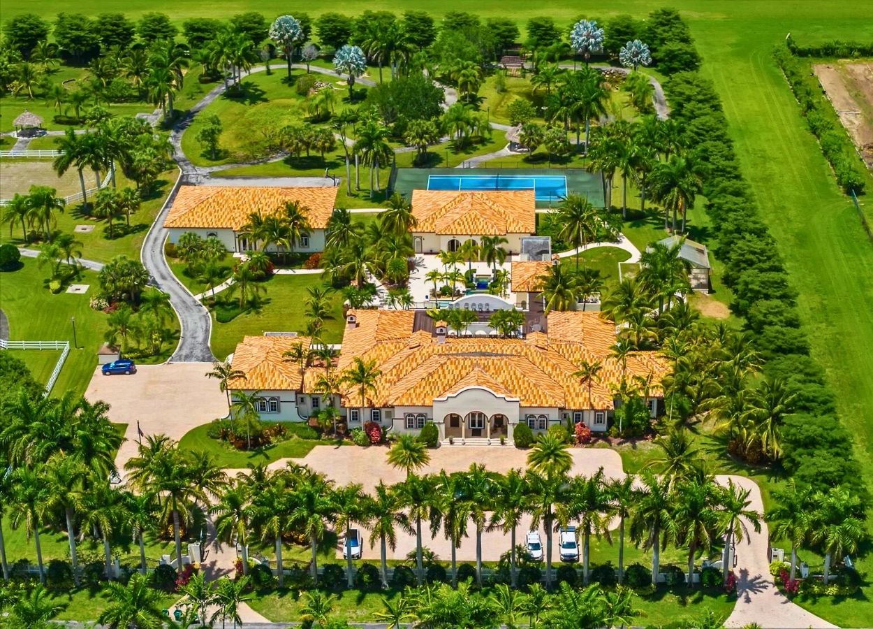 Fun-ready Florida mansion has a casino room, private airstrip