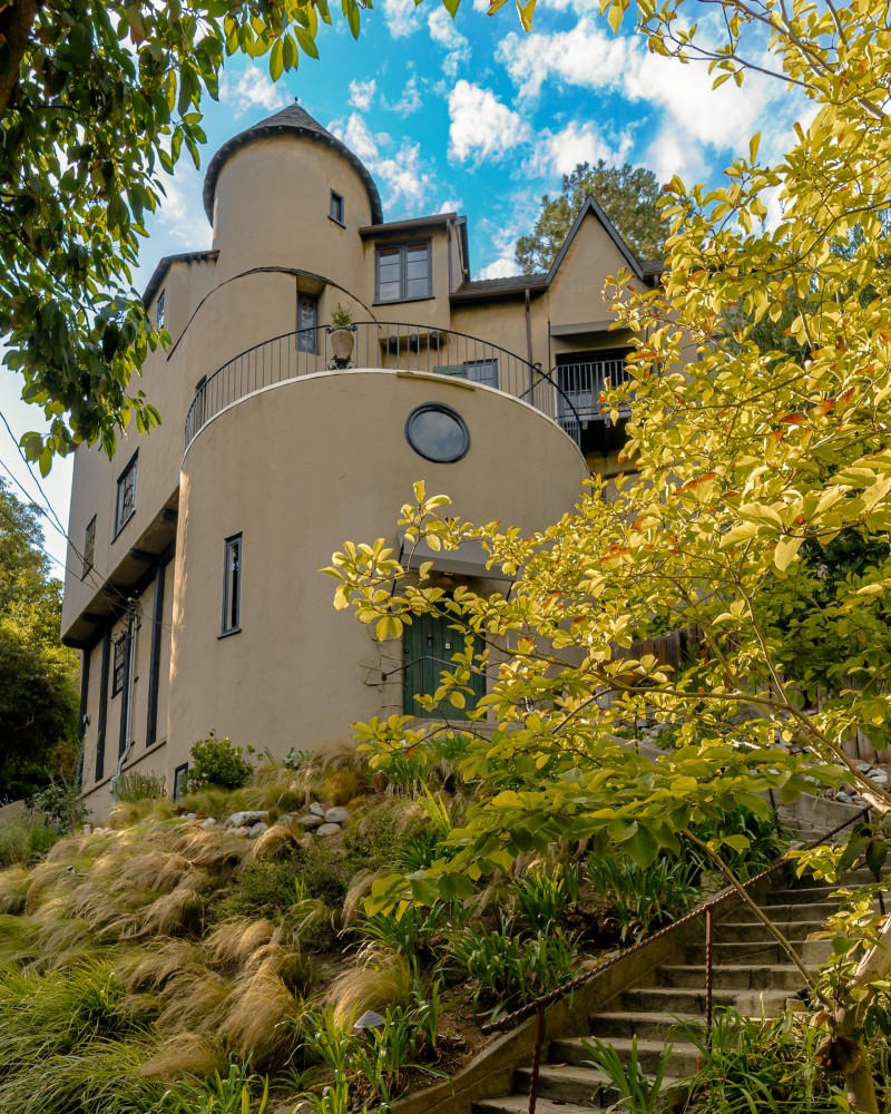 Be the king of your own castle in this mini French Normandy-style palace with Hollywood Sign views