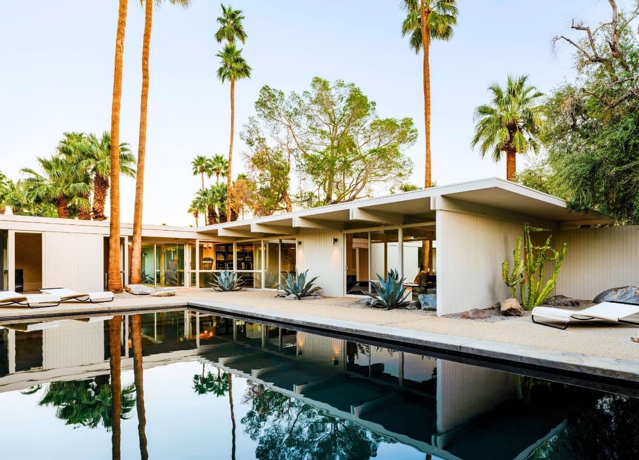 The Wexler Residence in Palm Springs is peak mid-century modern