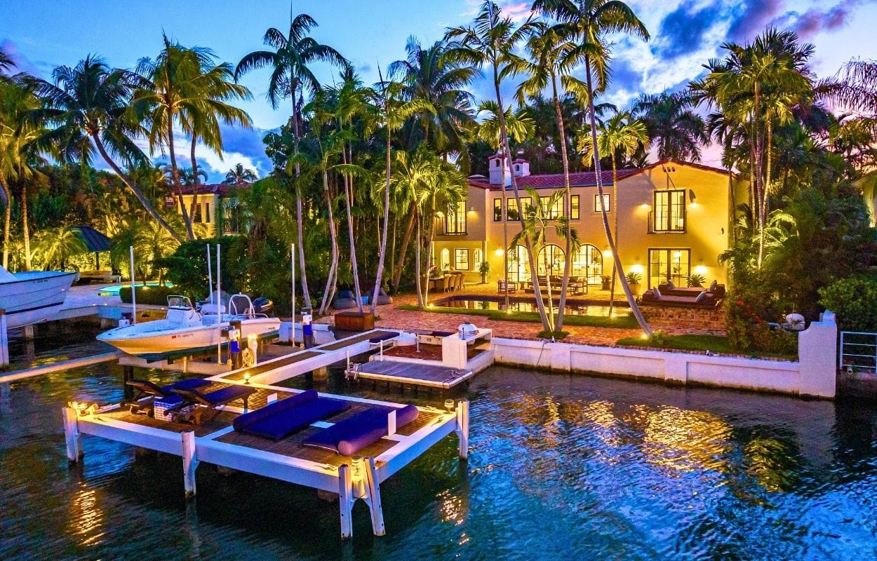 This Miami Beach home can be reached by yacht — or helicopter