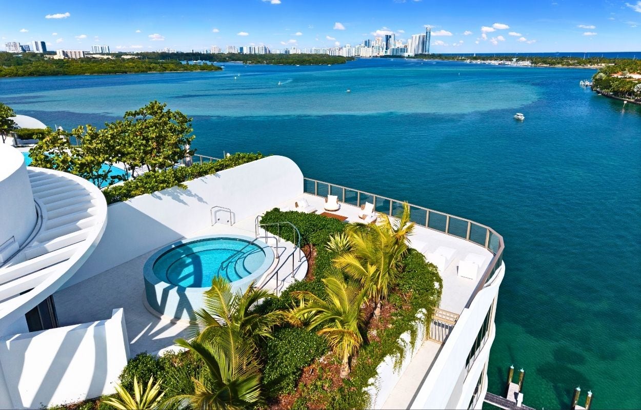 Photo inspiration: Gallery Detail: Two Story Penthouse Floats Above The Water In Bay Harbor